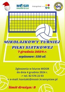 Mikołajkowy Turniej Piłki Siatkowej 2024