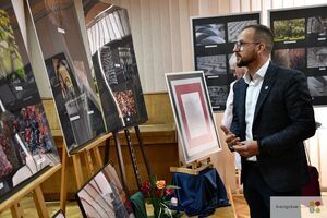 Wernisaż wystawy „Struktury” Leszka Janeczka w Krasnymstawie