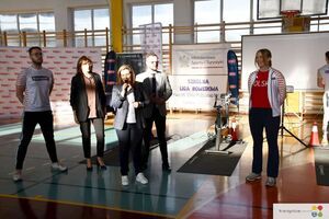 Szkolna Liga Rowerowa w Jedynce z mistrzynią olimpijską