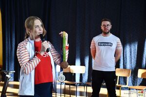 Szkolna Liga Rowerowa w Jedynce z mistrzynią olimpijską