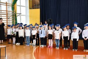 Pasowanie pierwszoklasistów na uczniów w SP nr 1