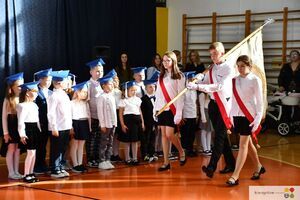 Pasowanie pierwszoklasistów na uczniów w SP nr 1