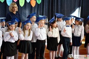 Pasowanie pierwszoklasistów na uczniów w SP nr 1