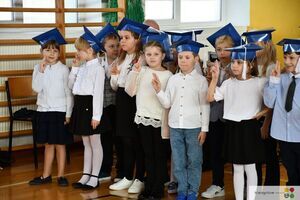 Pasowanie pierwszoklasistów na uczniów w SP nr 1