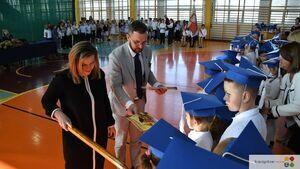 Pasowanie pierwszoklasistów na uczniów w SP nr 1