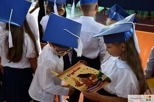 Pasowanie pierwszoklasistów na uczniów w SP nr 1