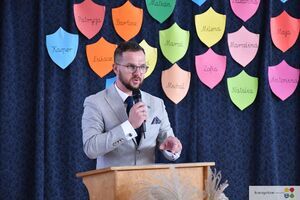 Pasowanie pierwszoklasistów na uczniów w SP nr 1