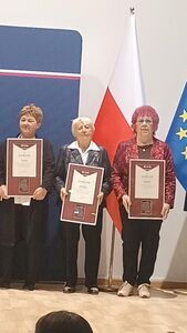 Dyplom Wojewody Lubelskiego dla Rady Seniorów Miasta Krasnystaw