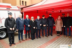 Przekazanie quada i defibrylatora dla OSP Krasnystaw