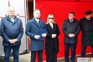 Przekazanie quada i defibrylatora dla OSP Krasnystaw