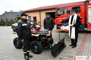 Przekazanie quada i defibrylatora dla OSP Krasnystaw