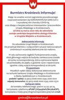Zamknięcie bezpośredniej obsługi klientów w UM w Krośniewicach: Gmina Krośniewice