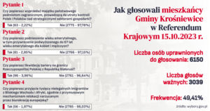 Infografika dotycząca głosowania w Referendum Krajowym - informacje zawarte w treści artykułu