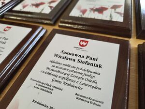 Podziękowania dla Sołtysów i Przewodniczących kończących kadencję