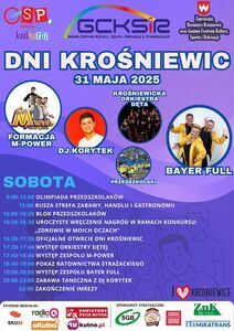 Plakat DNI KROŚNIEWIC 2025