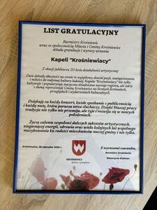 Jubileusz - 20lecie Kapeli Krośniewiacy