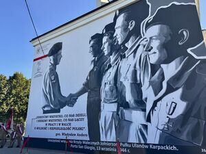 Odsłonięcie Muralu przy Szkole Podstawowej im. gen. W. Andersa w Nowem