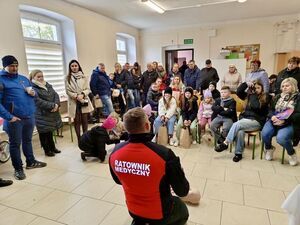 Zdjęcie ze spotkania dla mieszkańców Osiedla nr 3