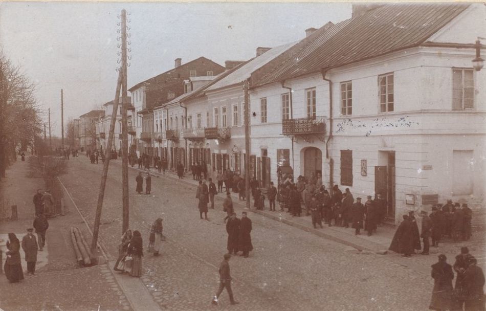 [MK/H/657/029] Pierzeja północna Placu 3 Maja, Krasnystaw,1916 r.