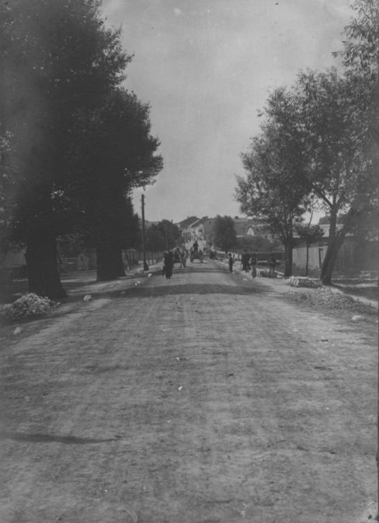 [MK/H/1695/002] Ulica Mostowa w Krasnymstawie. 1914-1915 r.