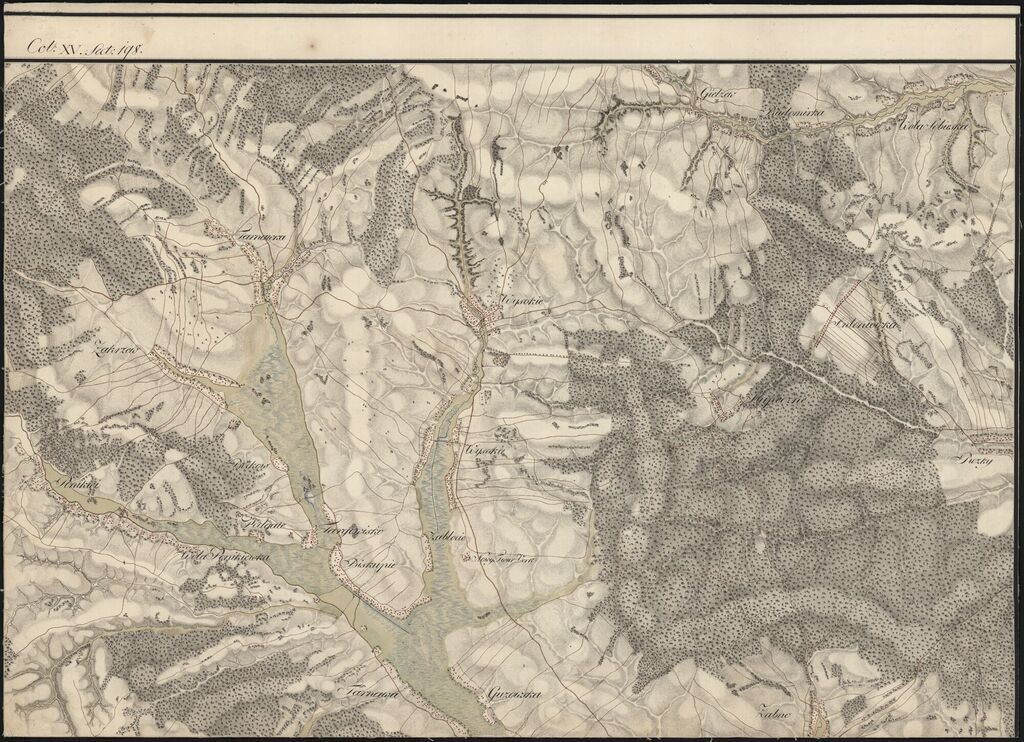 Mapy topograficzne Krasnegostawu i okolic z lat 1801-1804