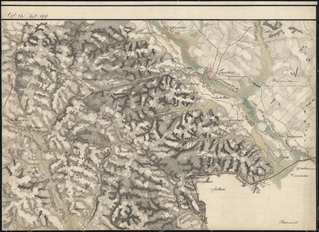 Mapy topograficzne Krasnegostawu i okolic z lat 1801-1804