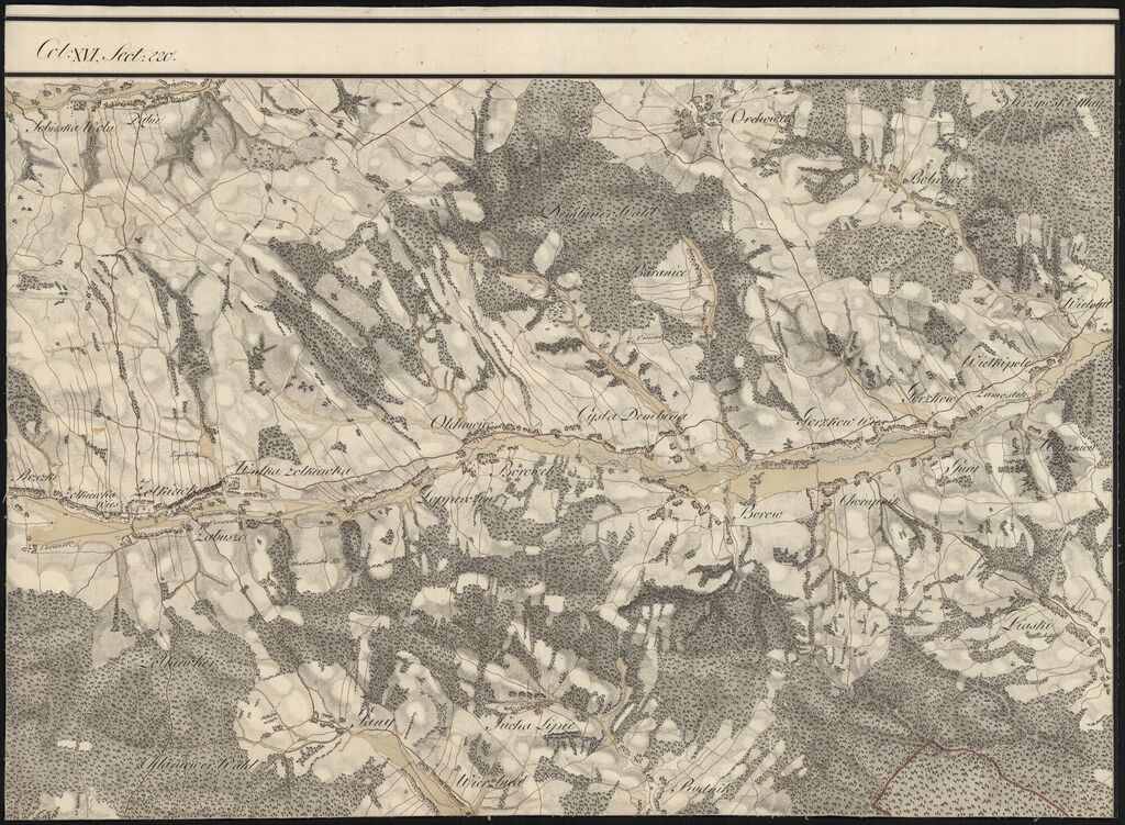 Mapy topograficzne Krasnegostawu i okolic z lat 1801-1804