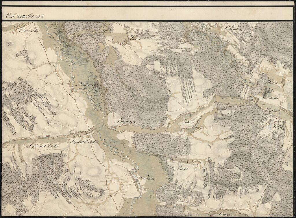 Mapy topograficzne Krasnegostawu i okolic z lat 1801-1804