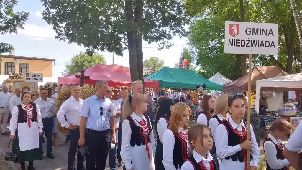 Gmina Niedźwiada na Dożynkach Powiatu Lubartowskiego w Ostrowie Lubelskim