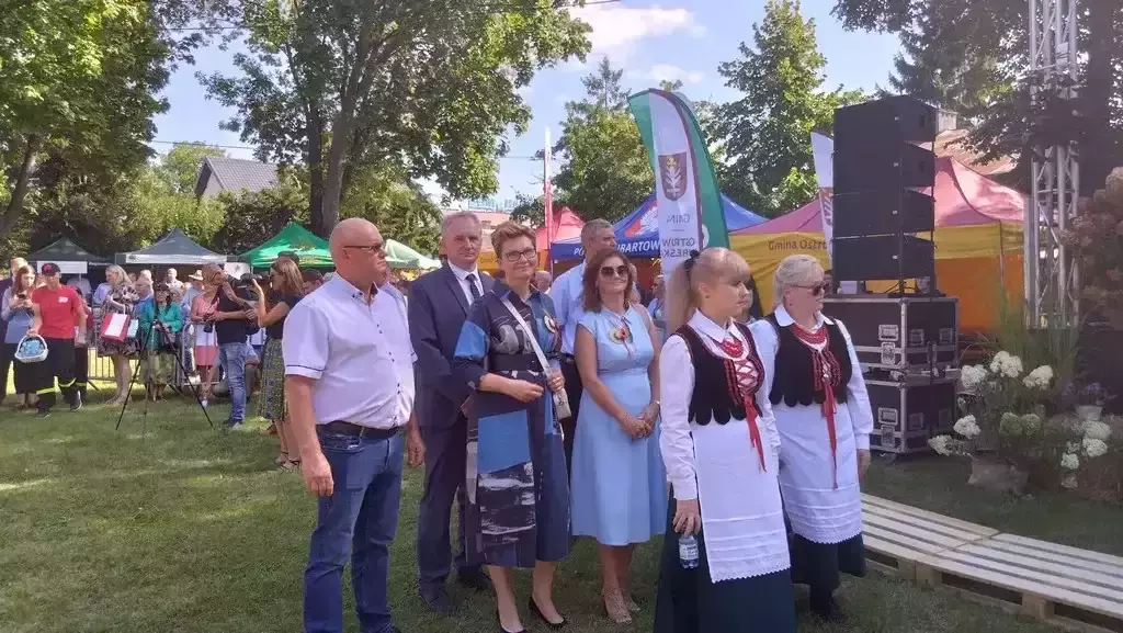 Gmina Niedźwiada na Dożynkach Powiatu Lubartowskiego w Ostrowie Lubelskim