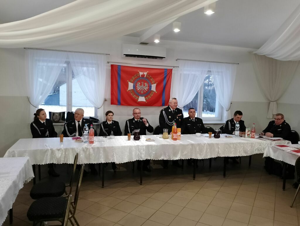 Posiedzenie Zarządu Oddziału Gminnego ZOSP RP w Niedźwiadzie