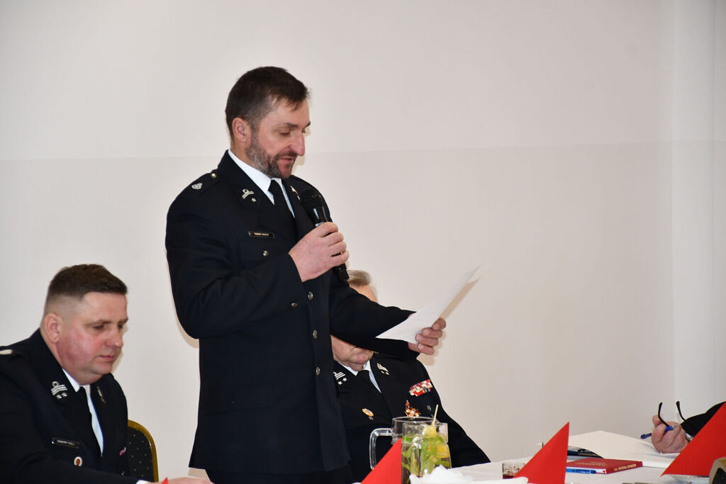Posiedzenie Zarządu Oddziału Gminnego ZOSP RP w Niedźwiadzie