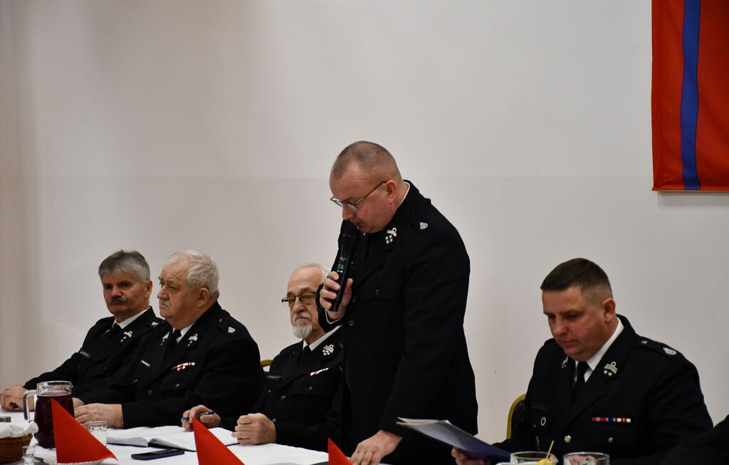 Posiedzenie Zarządu Oddziału Gminnego ZOSP RP w Niedźwiadzie