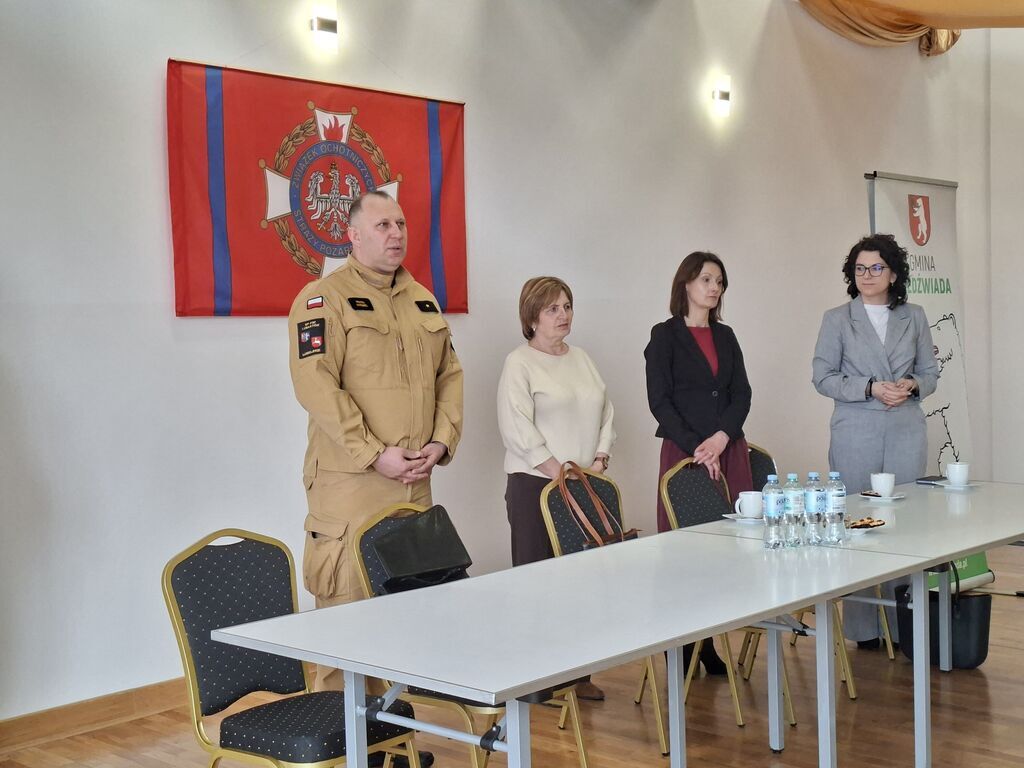 Eliminacje gminne 45 edycji Ogólnopolskiego Turnieju Wiedzy Pożarniczej pod hasłem „Młodzież Zapobiega Pożarom“ .