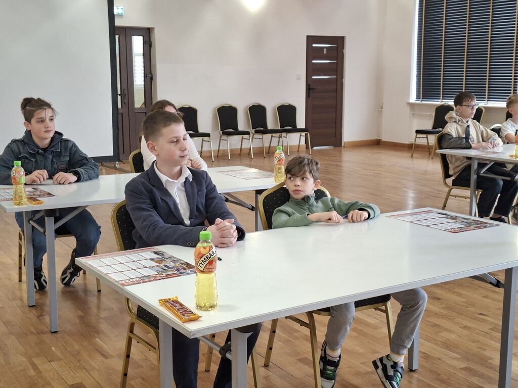 Eliminacje gminne 45 edycji Ogólnopolskiego Turnieju Wiedzy Pożarniczej pod hasłem „Młodzież Zapobiega Pożarom“ .