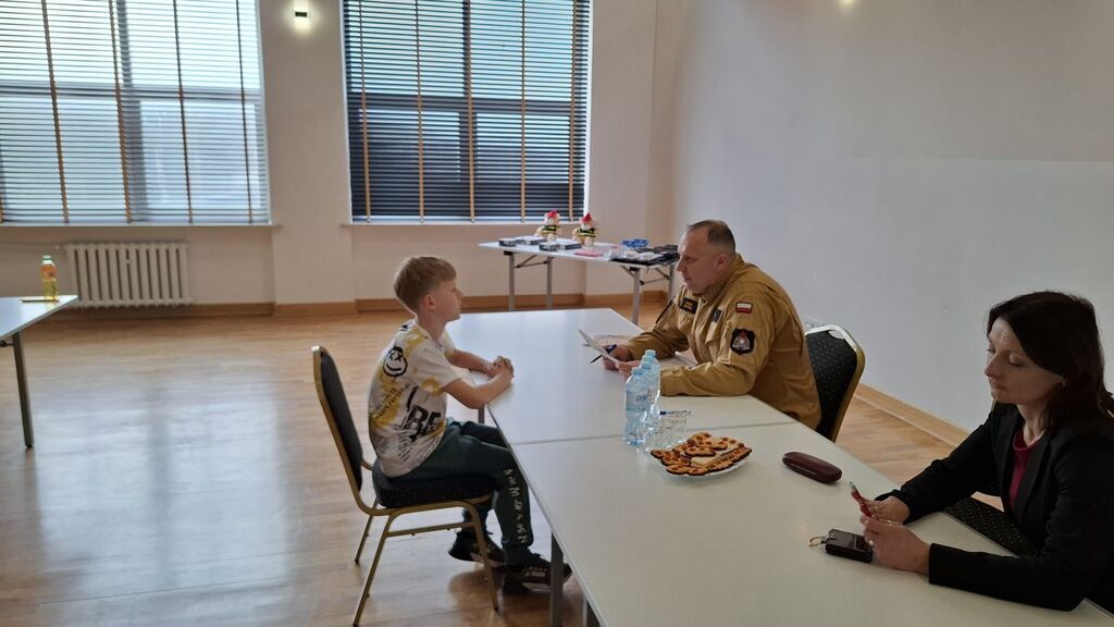 Eliminacje gminne 45 edycji Ogólnopolskiego Turnieju Wiedzy Pożarniczej pod hasłem „Młodzież Zapobiega Pożarom“ .