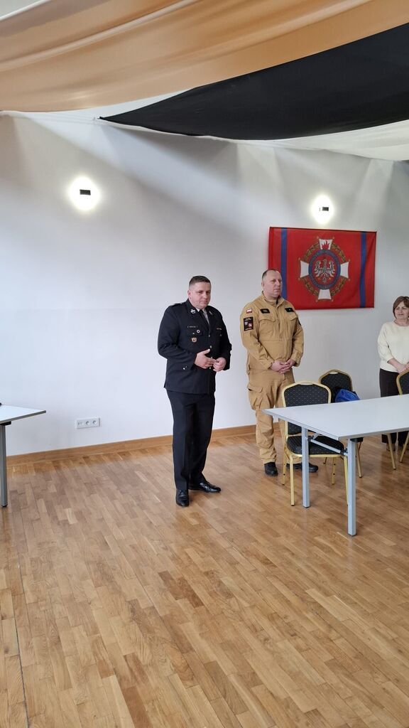 Eliminacje gminne 45 edycji Ogólnopolskiego Turnieju Wiedzy Pożarniczej pod hasłem „Młodzież Zapobiega Pożarom“ .