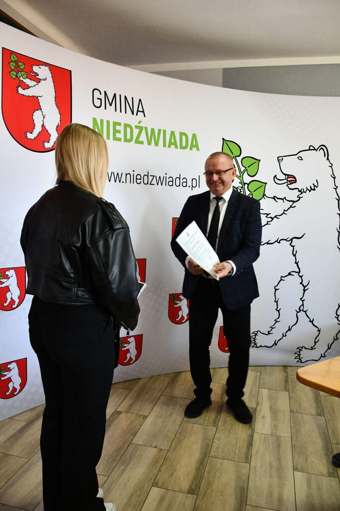 Uroczyste wręczenie nagród sportowcom z terenu Gminy Niedźwiada