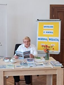 Spotkanie z poetką Bożeną Wijatą