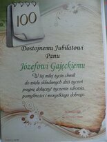 JUBILEUSZ 100-LECIA URODZIN