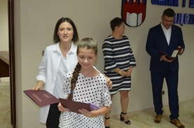 Wręczenie Nagród Burmistrza dla najlepszych uczniów z terenu Gminy i Miasta Pajęczno w roku szkolnym 2017/18