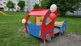 Nowy plac zabaw przy Przedszkolu Nr 2 w Pajęcznie
