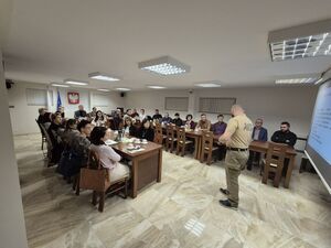 Szkolenie z zakresu ochrony ludności i obrony cywilnej w Urzędzie Miejskim w Pajęcznie