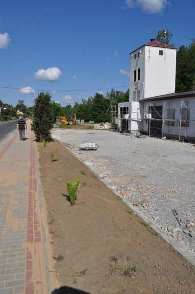 Zagospodarowanie centrum wsi Lipiny Dolne - remont remizy OSP