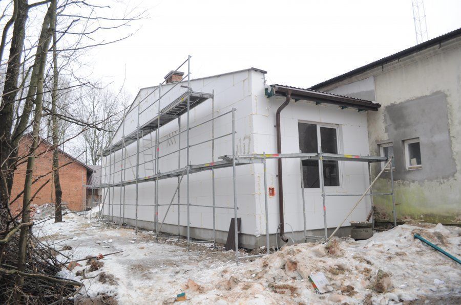 Zagospodarowanie centrum wsi Lipiny Dolne - remont remizy OSP