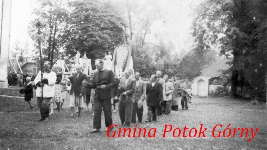 Gmina Potok Górny na starej fotografii