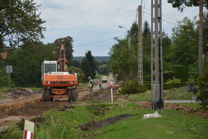 Obecnie na terenie Powiatu Lubelskiego trwają intensywne prace drogowe.