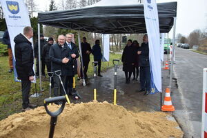 Rozpoczęcie inwestycji - Przebudowa drogi powiatowej nr 2427L od km 7+375 do km 11+352 w miejscowości Czółna – Tomaszówka - Niedrzwica Duża