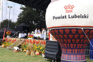 Dożynki Powiatowo-Gminne 2025 w Niedrzwicy Dużej - Korowód + oficjalna część