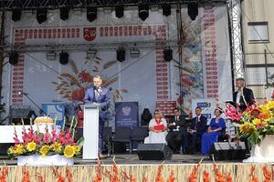 Dożynki Powiatowo-Gminne 2025 w Niedrzwicy Dużej - Korowód + oficjalna część